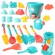 Set jucarii de plaja, 23 piese, multicolor, pentru 3 ani