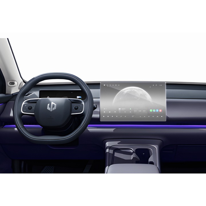 Folie Protectie Navigatie Leapmotor C10 2024+, Duragon, protectie Display Navigatie, silicon Mat, Anti-zgarieturi, Anti-amprenta, Anti-reflex, Regenerabila, Flexibila, Anti-Shock, kit instalare