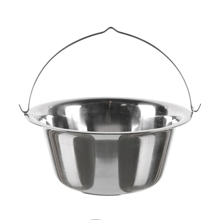 Ceaun inox 0.8L Landmann, dimensiuni 7.5x16.5cm, utilizare gratar, compact