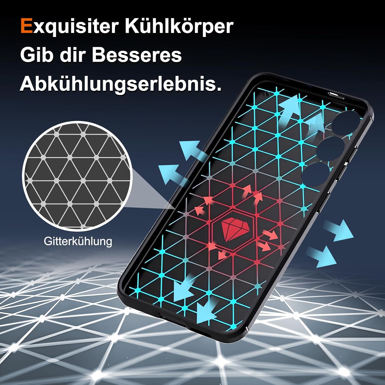 Husa Alc Mobile auto focus carbon compatibila cu Samsung Galaxy S26 Plus