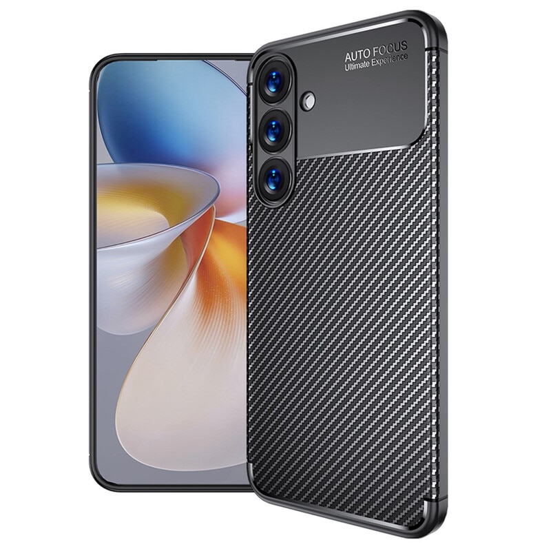 Husa Alc Mobile auto focus carbon compatibila cu Samsung Galaxy S25 Fe