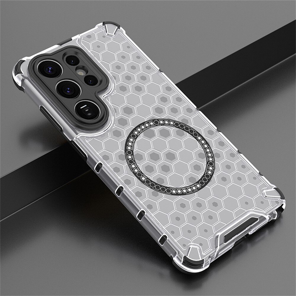 Husa compatibil cu Samsung Galaxy S26 Ultra cu protectie spate si margini anti-soc, Transparent – Model Fagure