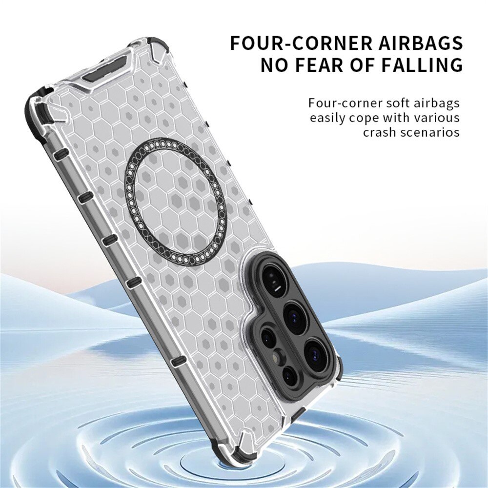 Husa compatibil cu Samsung Galaxy S26 Ultra cu protectie spate si margini anti-soc, Transparent – Model Fagure