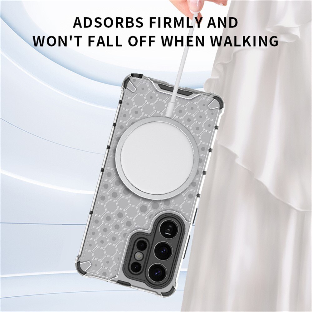 Husa compatibil cu Samsung Galaxy S26 Ultra cu protectie spate si margini anti-soc, Transparent – Model Fagure