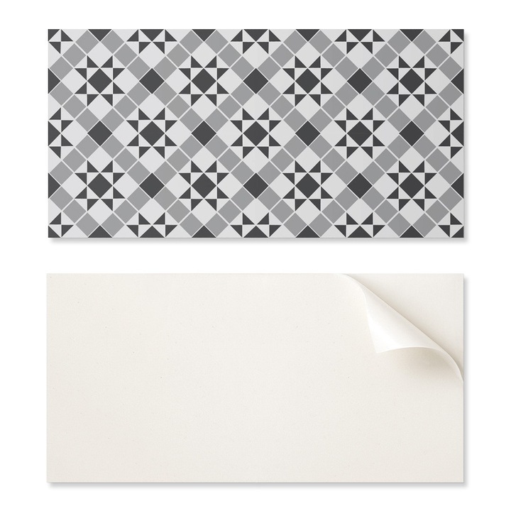 Coloray öntapadós dekoratív burkolólap készlet, PVC, nedvességálló