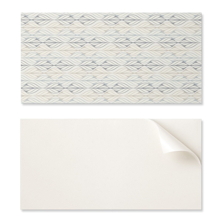 Set placi decorative Coloray, model frunze, 10 buc, 40x20cm, multicolor