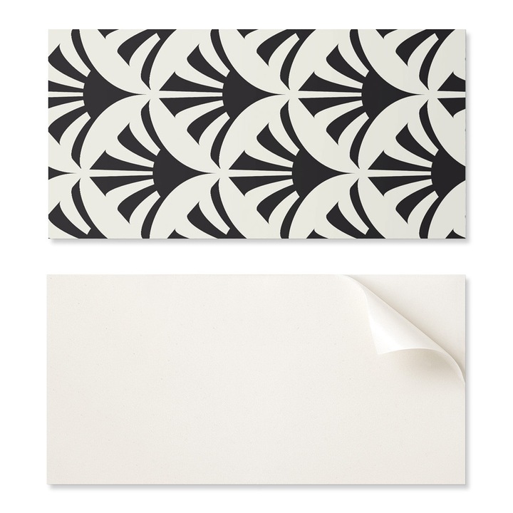 Декоративни стикери Coloray самозалепващи се, 100x50см, абстрактен модел с листа, устойчиви на влага