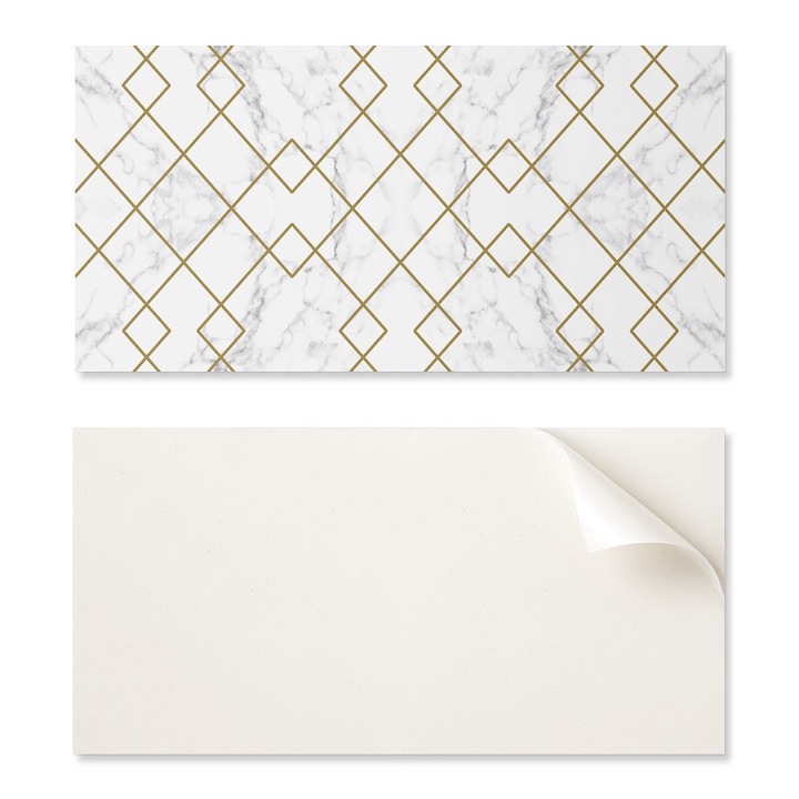 Coloray öntapadós dekorációs csempe szett, PVC, nedvességálló