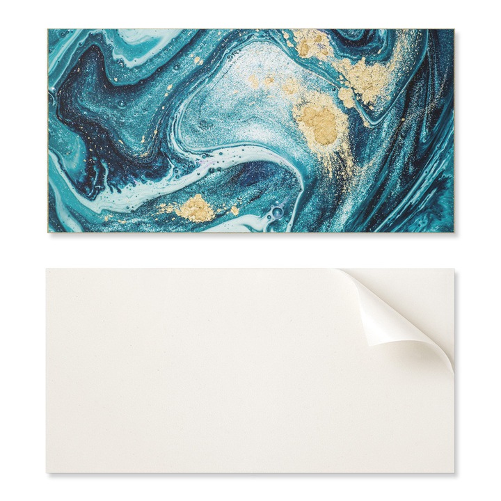 Placi decorative Coloray, placa vinilica autocolanta, 120x60cm, rezistenta la umiditate, culori intense