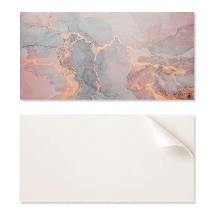 Coloray Dekoratív burkolólap készlet, 6 darab, 60x30cm, PVC, nedvességálló, élénk színek