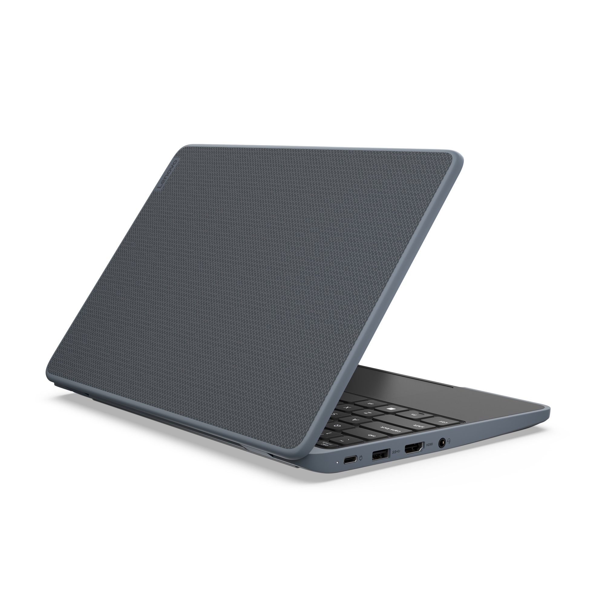 Laptop Lenovo 100w Gen 5 (Intel), 11.6" HD IPS, Intel N150 4-core, 8GB DDR5, 256 GB SSD m2 PCIe, Intel Graphics, Windows 11 Pro, 1.23kg Slate Grey