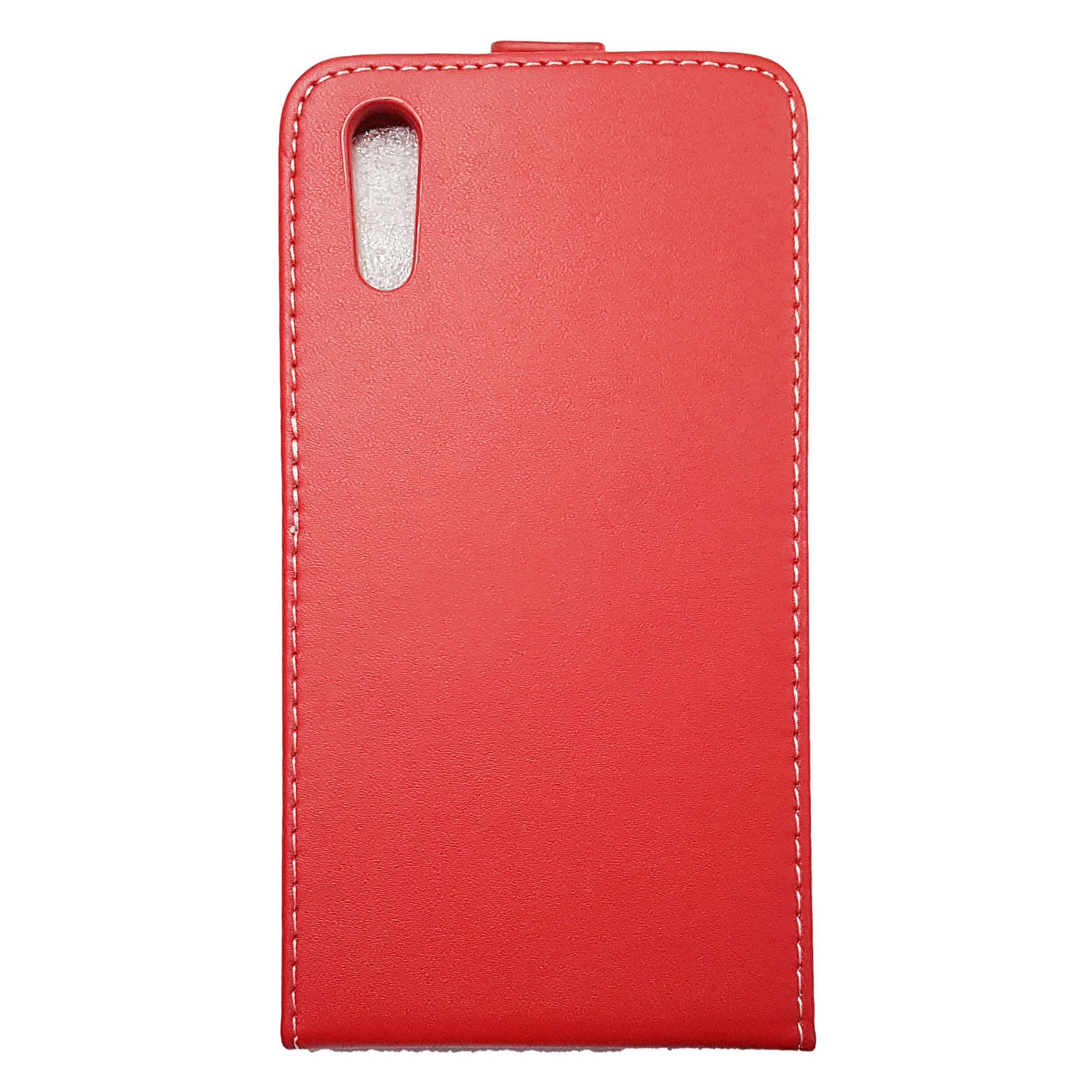 Husa protectie SLIM FLIP pentru Sony Xperia XA 2017, Flip vertical, Piele, Rosu