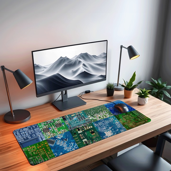 Mousepad Deskmat PC board 800x400x4mm margini cusute Motrix