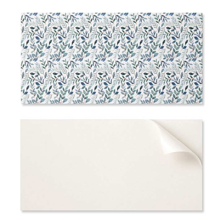 Coloray PVC dekorpanel, 120x60cm, növényi mintás, nedvességálló