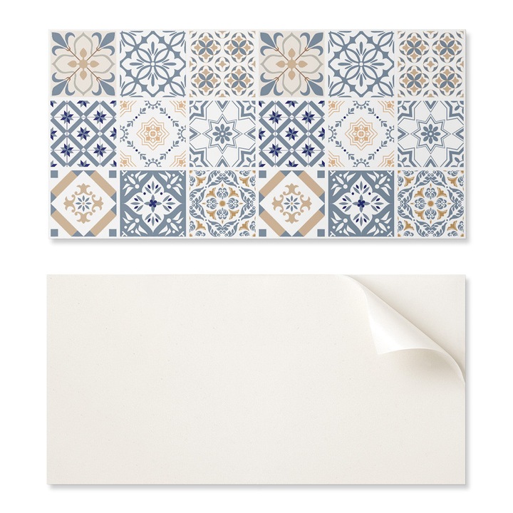 6 db dekoratív táblából álló készlet, Coloray, 60x30 cm