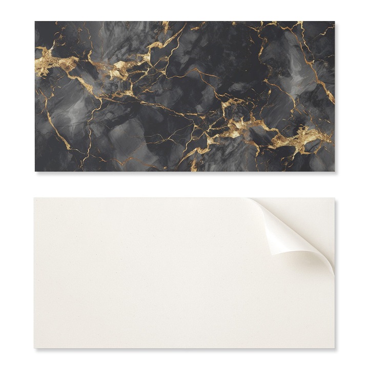 Stickere decorative Coloray set 6 buc, marmura, 60x30cm, 1,6mm, rezistente la umiditate