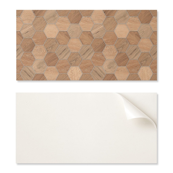 6 db dekoratív tábla készlet, Coloray, 60x30 cm