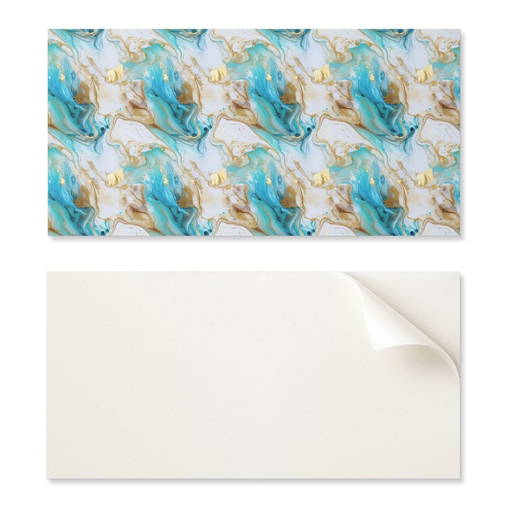 Coloray öntapadós PVC dekorpanel, absztrakt mintás, 120x60cm, 1,6mm, nedvességálló, intenzív színek