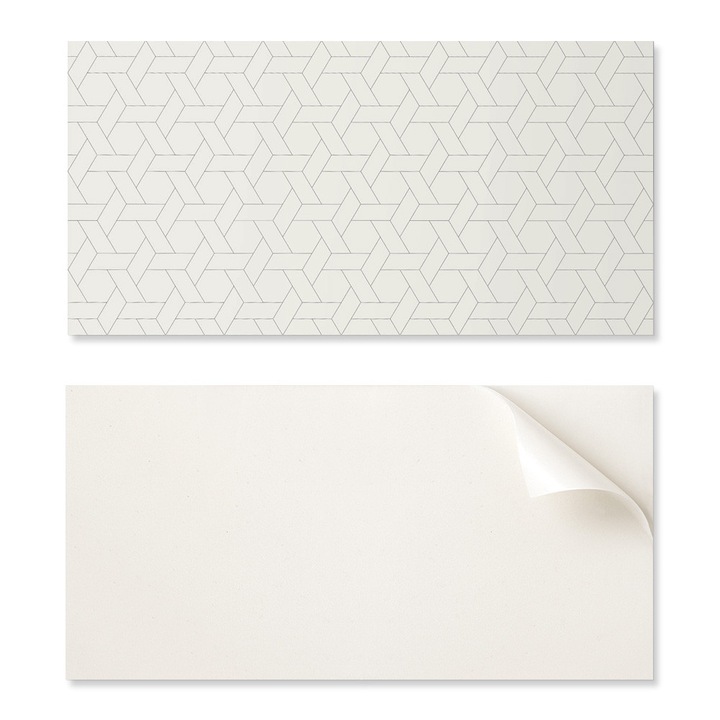 Coloray díszlapkészlet 6 db, hatszögletű geometriai, 60x30cm, többszínű