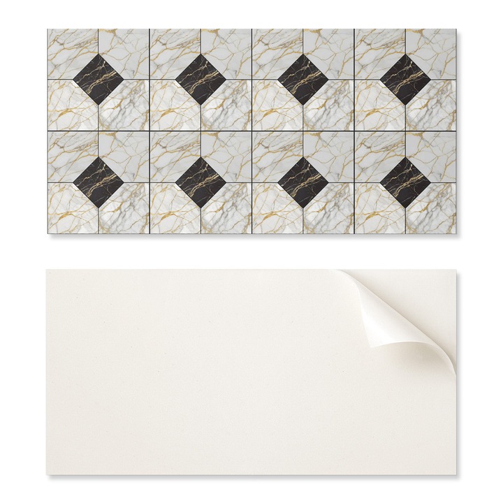 6 db dekoratív táblából álló készlet, Coloray, 60x30 cm