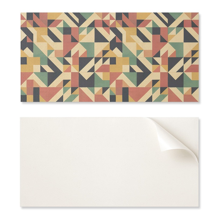 6 db dekoratív táblából álló készlet, Coloray, 60x30 cm