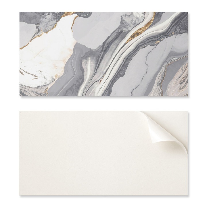 Stickere decorative Coloray set 6 buc, vinil, 60x30cm, rezistent la umiditate, culori intense