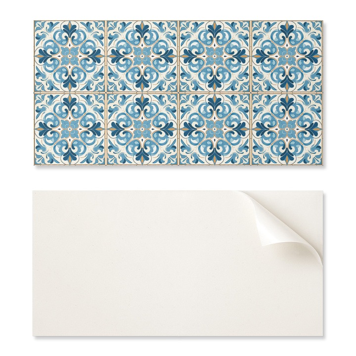 Coloray dekoratív csempe készlet 10 db, 40x20 cm, nedvességálló