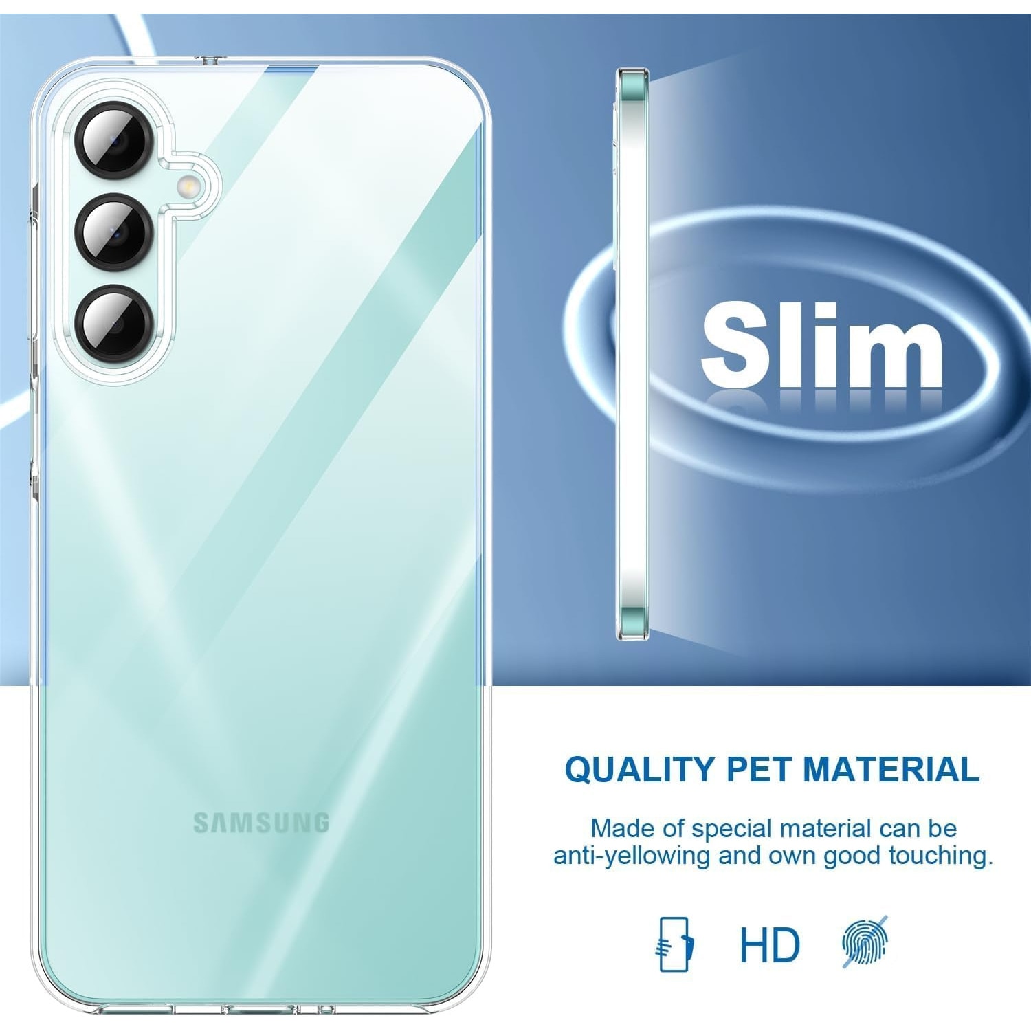 Husa 360 compatibila cu Samsung Galaxy S26 - V2 Transparent fata si spate