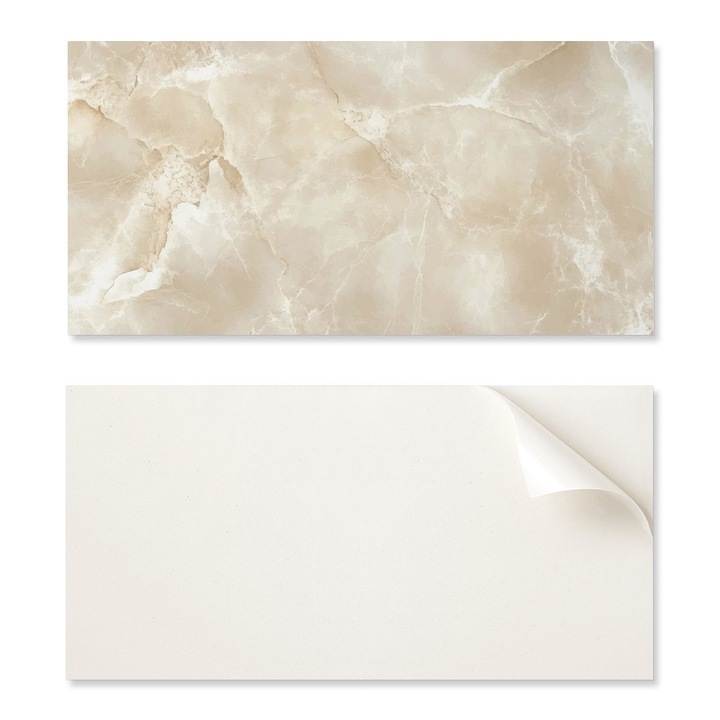 Coloray Dekoratív burkolólap készlet, Márvány, 60x30cm, 6 darab, nedvességálló