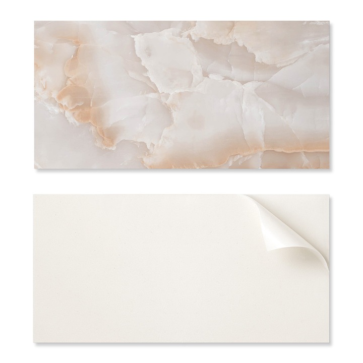 Placi decorative Coloray set 10 buc, vinil, natural, 40x20cm, multicolor