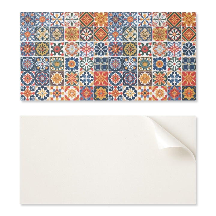 6 db dekoratív táblából álló készlet, Coloray, 60x30 cm