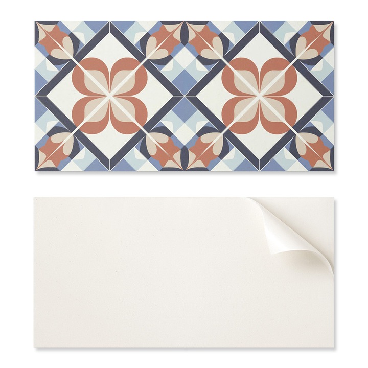 Coloray dekoratív falpanel készlet, 6 db, PVC, 60x30 cm, 1,6 mm vastag, többszínű