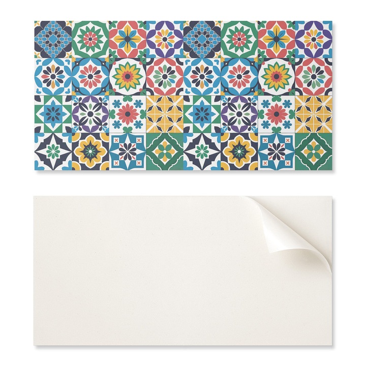 6 db dekorációs panel készlet, Coloray, 60x30 cm