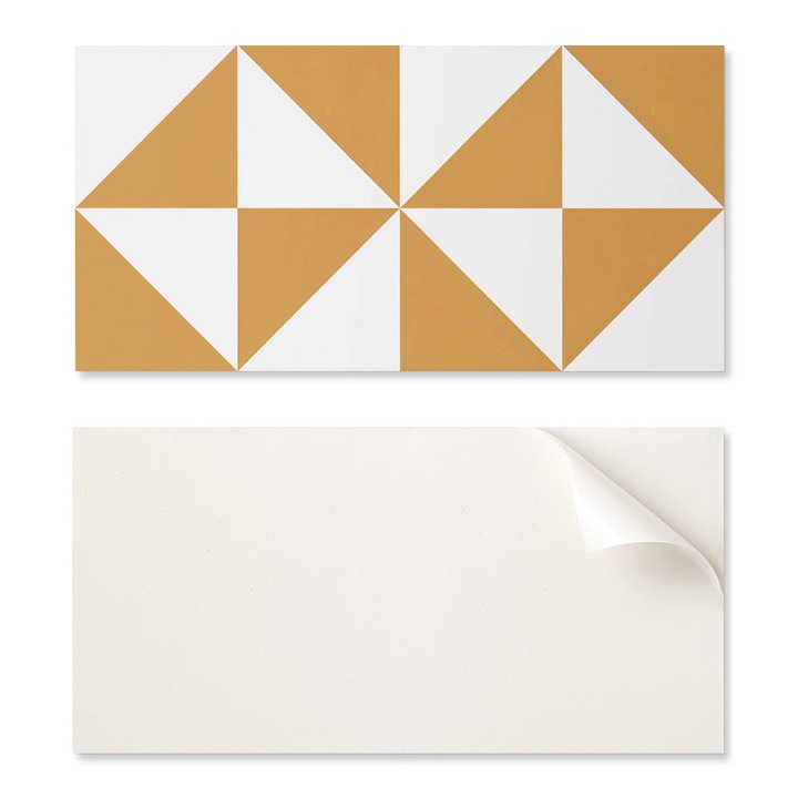 Coloray öntapadós PVC dekorpanel, 120x60cm, geometrikus, nedvességálló