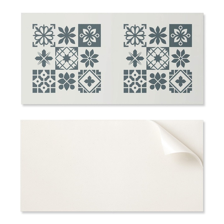 6 db dekorációs csempe szett, Coloray, 60x30 cm