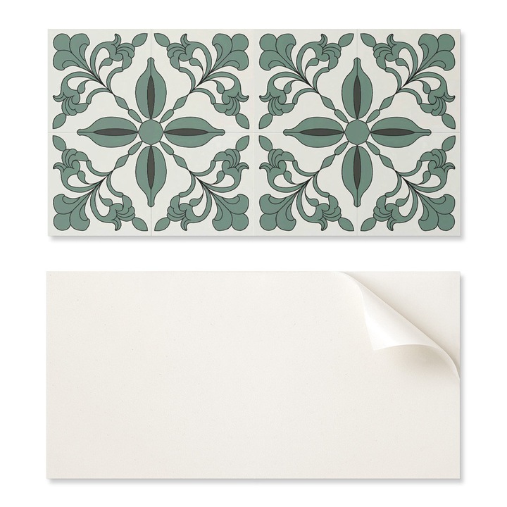 Coloray Dekoratív Tányérkészlet, 6 db, 60x30cm, többszínű, nedvességálló