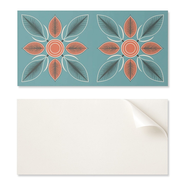 Coloray dekoratív csempe szett, 6 db, PVC, 60x30cm, nedvességálló, intenzív színek