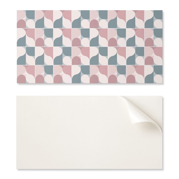 Coloray dekorációs burkolólap készlet 6 db, 60x30cm, többszínű, nedvességálló