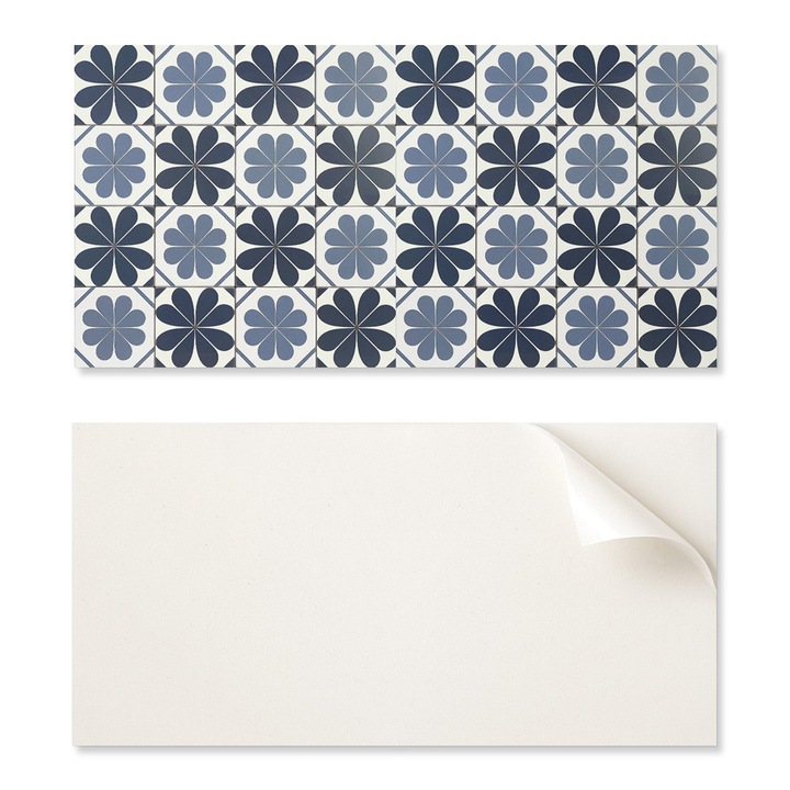 Placi decorative Coloray, panel vinil cu model floral, 120x60cm, 1,6mm, rezistent la umiditate