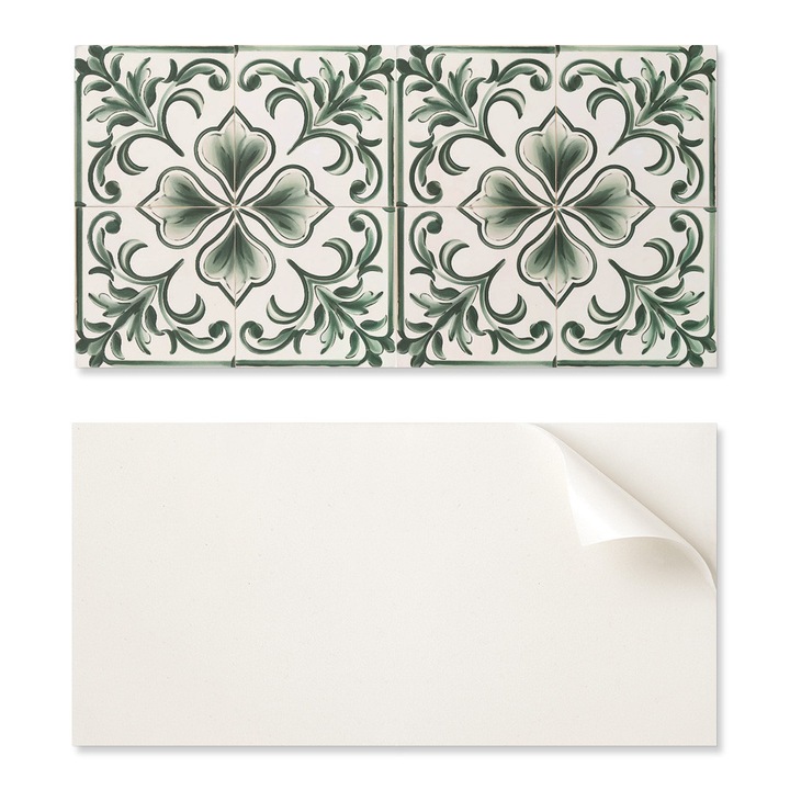 Coloray dekorációs táblák, 6 db-os készlet, 60x30cm, többszínű, nedvességálló