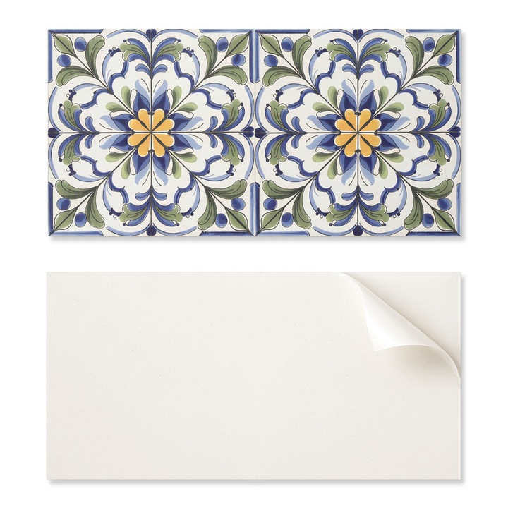 Coloray Dekoratív Burkolólap Készlet, 10 db, PVC, 40x20cm, nedvességálló, élénk színek