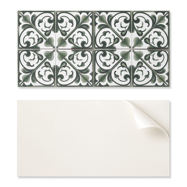 Coloray dekoratív csempék, 6 darabos készlet, 60x30cm, PVC, nedvességálló, intenzív színek