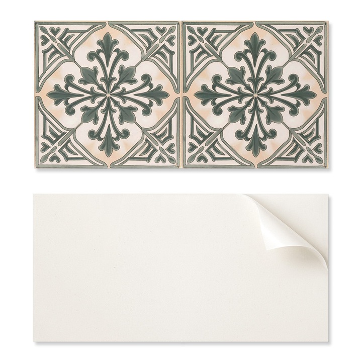 Coloray dekorációs panelek, növényi mintás, 6 darab, 60x30cm, többszínű, 1,6mm vastagságú