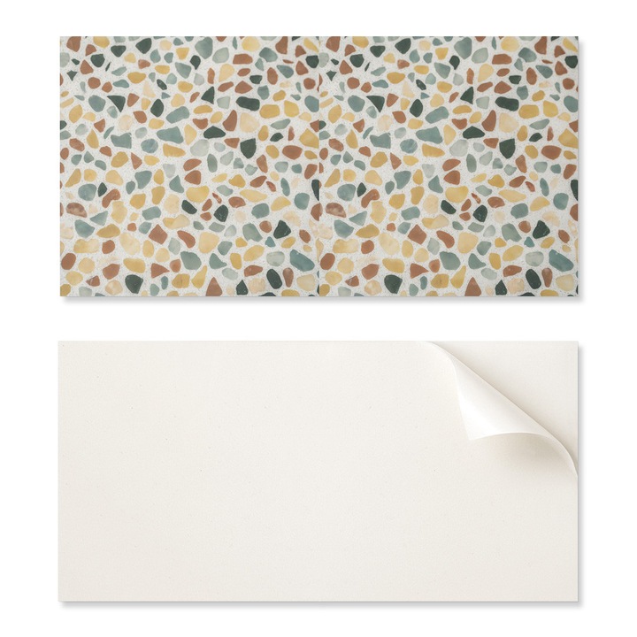 Coloray dekorációs táblakészlet 6 db, 60x30cm, többszínű, nedvességálló