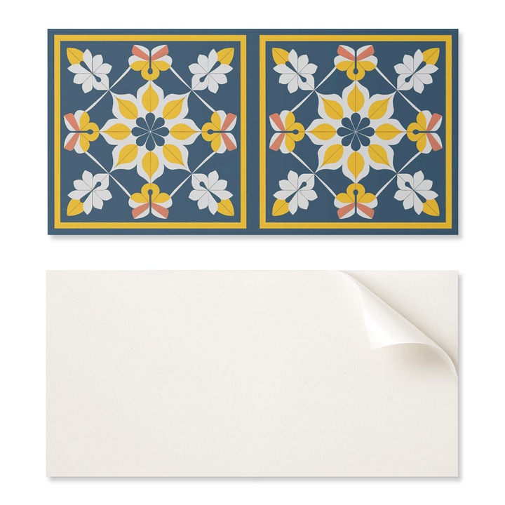 Coloray Dekoratív Burkolólap Készlet, 6 db, 60x30cm, többszínű, nedvességálló