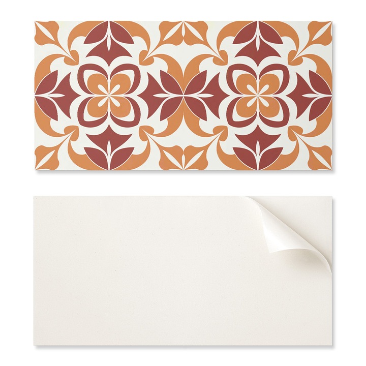 Placi decorative Coloray set 6 buc, vinil, 60x30cm, multicolor, rezistent la umiditate