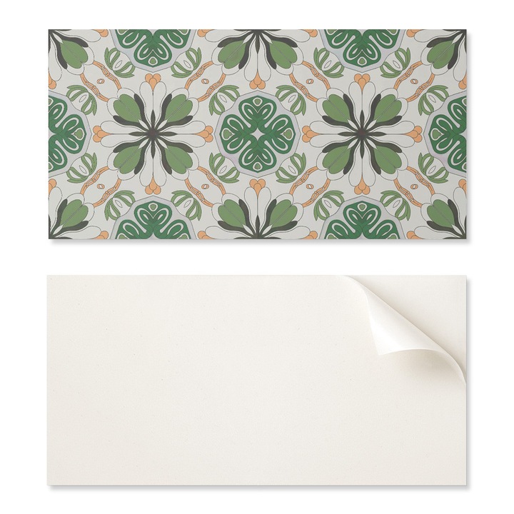 Coloray dekoratív csempe, 6 db-os készlet, PVC, 60x30cm, 1,6mm vastagság, többszínű