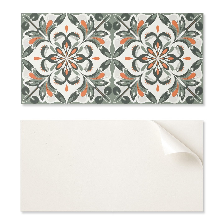 Coloray dekoratív matrica, öntapadós, 120x60cm, virágminta, nedvességálló