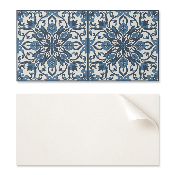 Coloray díszlapkészlet, 10 db, virágmintás, 40x20 cm, 1,6 mm, többszínű