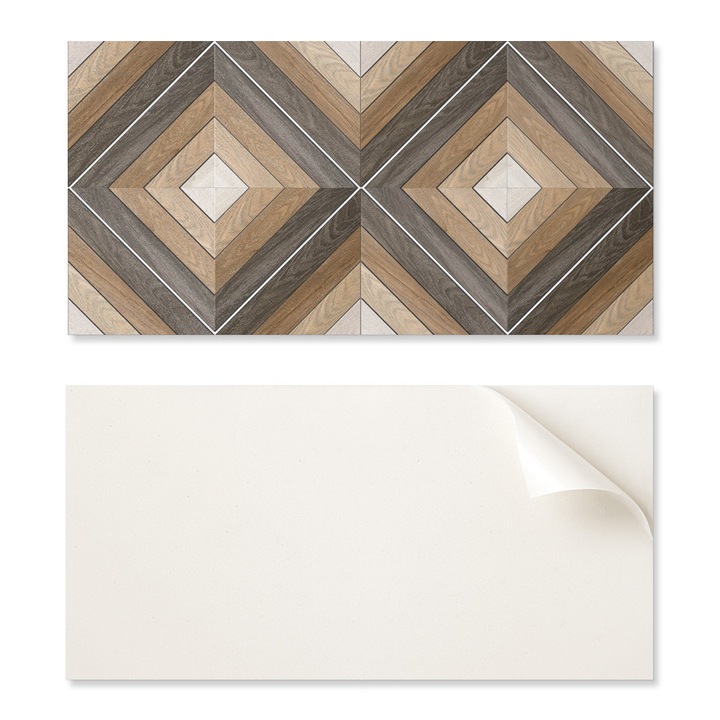 Placi decorative Coloray, 6 buc, 60x30cm, multicolor, rezistent la umiditate